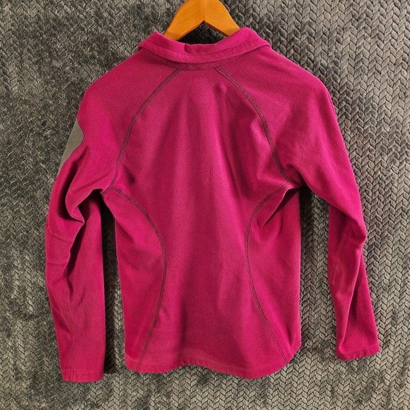 First Ascent Eddie Bauer Whittaker Pink Fleece 1/4 Zip Pullover Women's Small - Picture 7 of 7